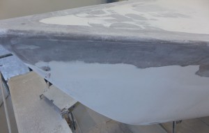 After grinding the deck joint smooth.