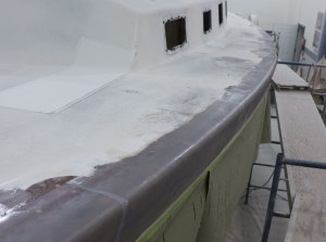 Finished glass work.