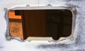 Finished port opening. The excessive gaps are now filled.