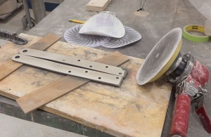 That's 1500 grit on the sander.