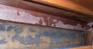 Shear clamp epoxied into place.