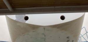 Dual drains! pretty cool, huh?