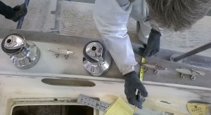 Getting winches and cleats where we want them.