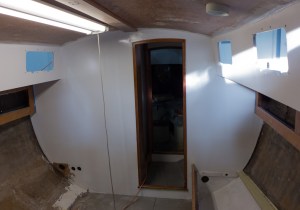 the main bulk head and cabin sides are looking good.