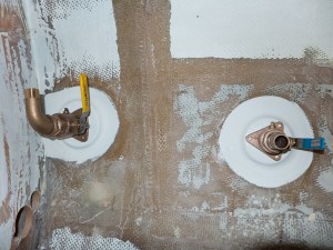 Head sink drain and bilge pump drain.