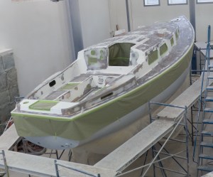Whole boat, ready for paint.
