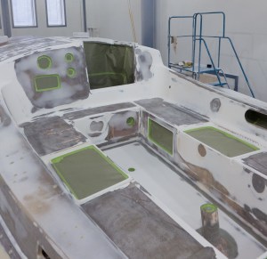 The cockpit got papered too.