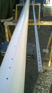 mast and track for the spinnaker pole. 