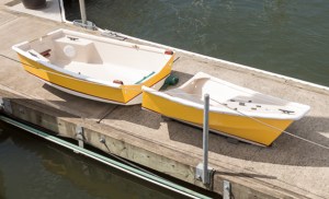 Vardo, Gypsy's dinghy ready to assemble.