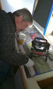 Starboard settee prep. 