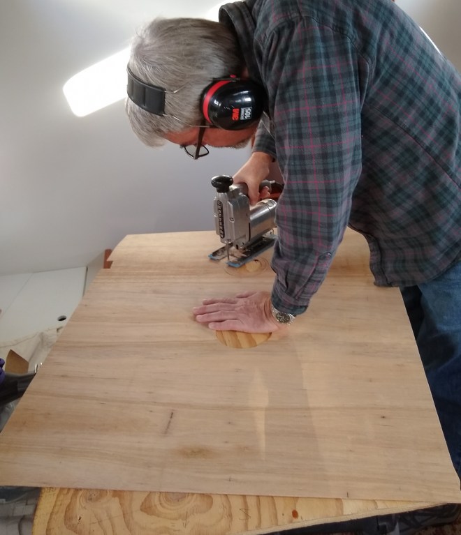 marking holes in panels